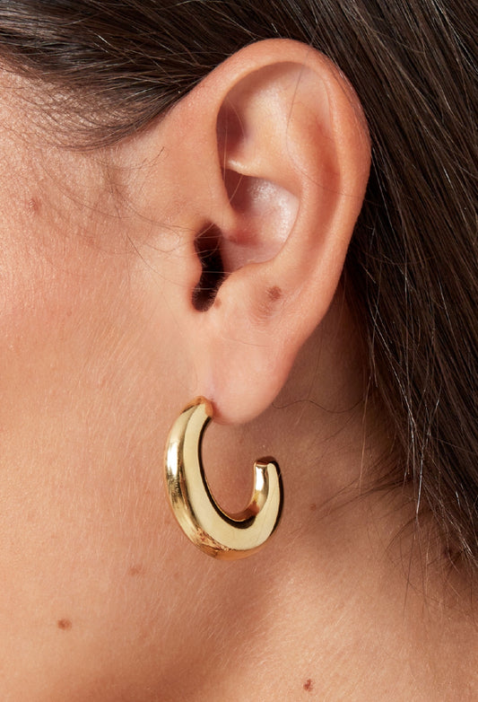 Oorbellen classy halve maan