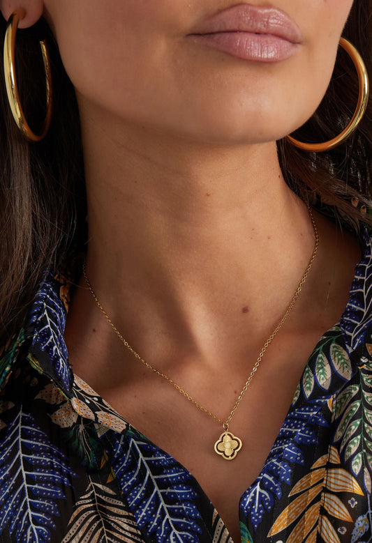 Ketting dubbele klaver