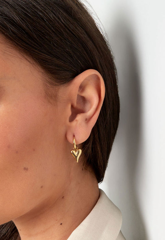 Oorbellen met hangend hartje