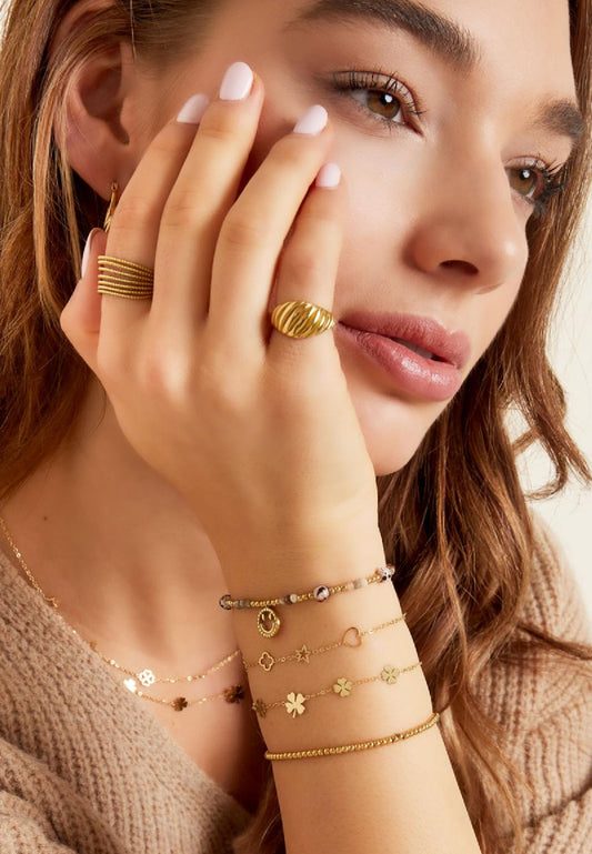 Armband 5 klavertjes