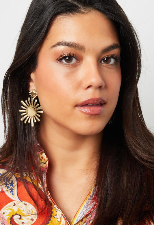 Statement oorbellen sun