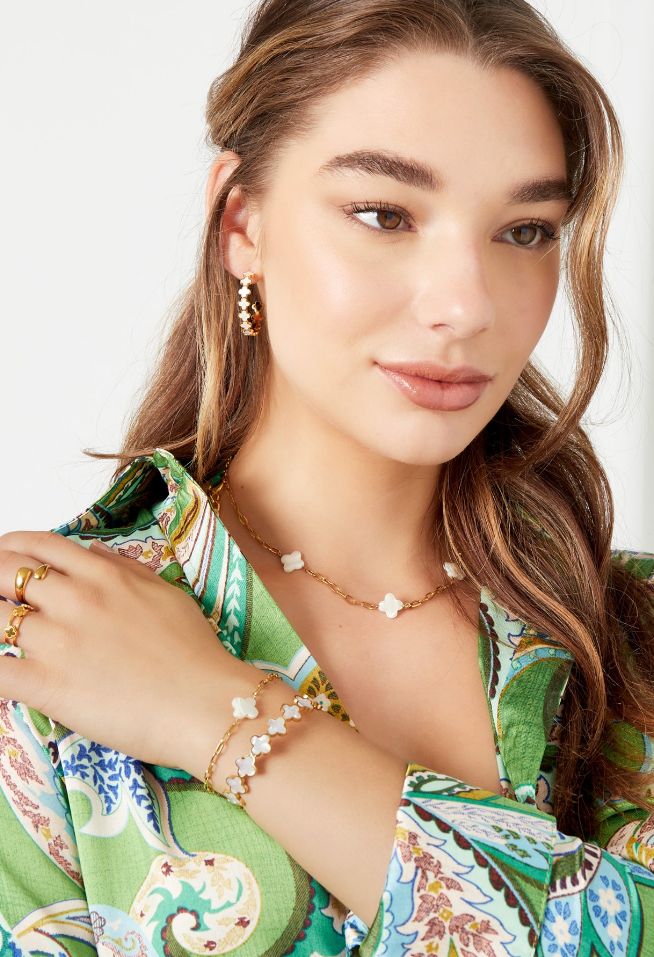Clover bangle