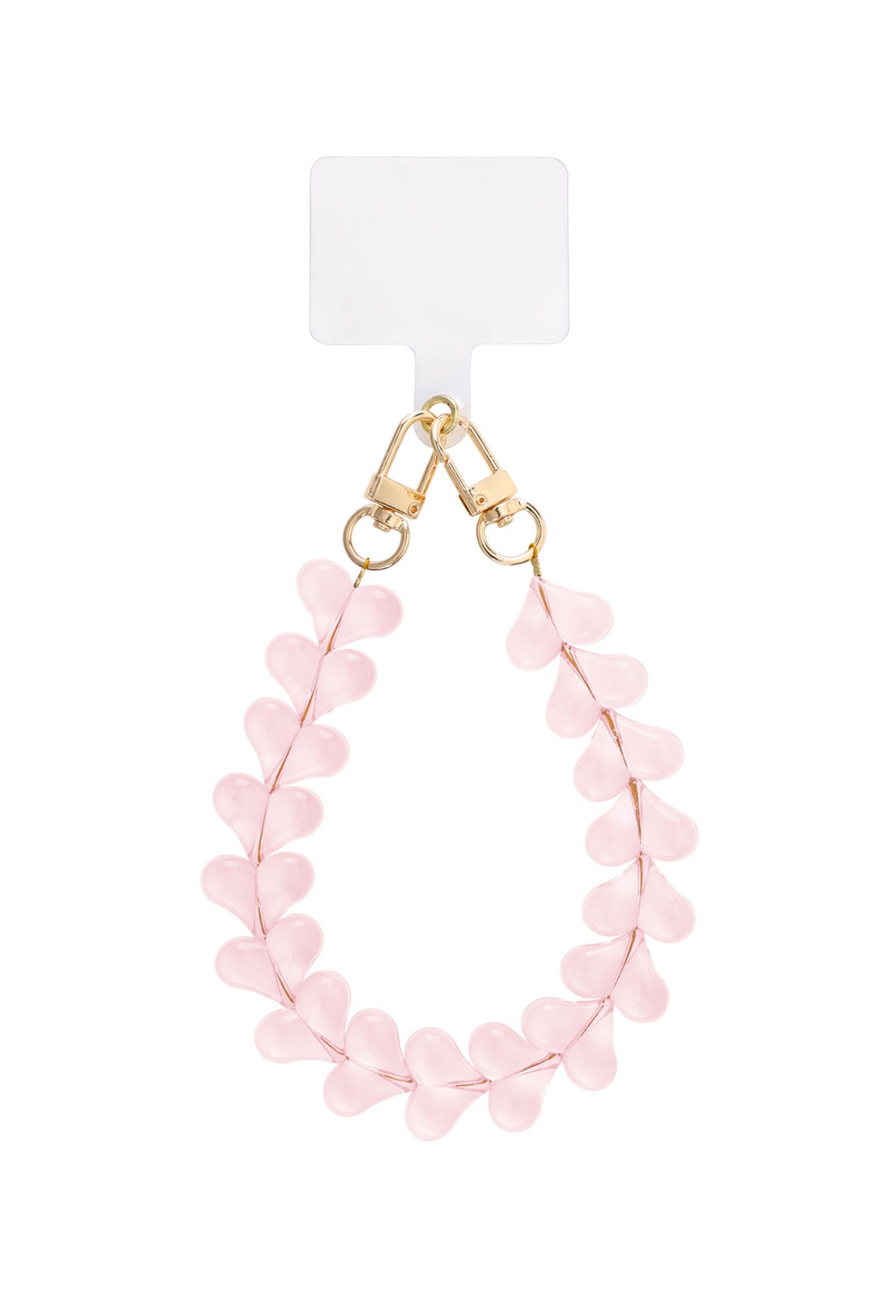 Telefoonkoord cute hearts roze