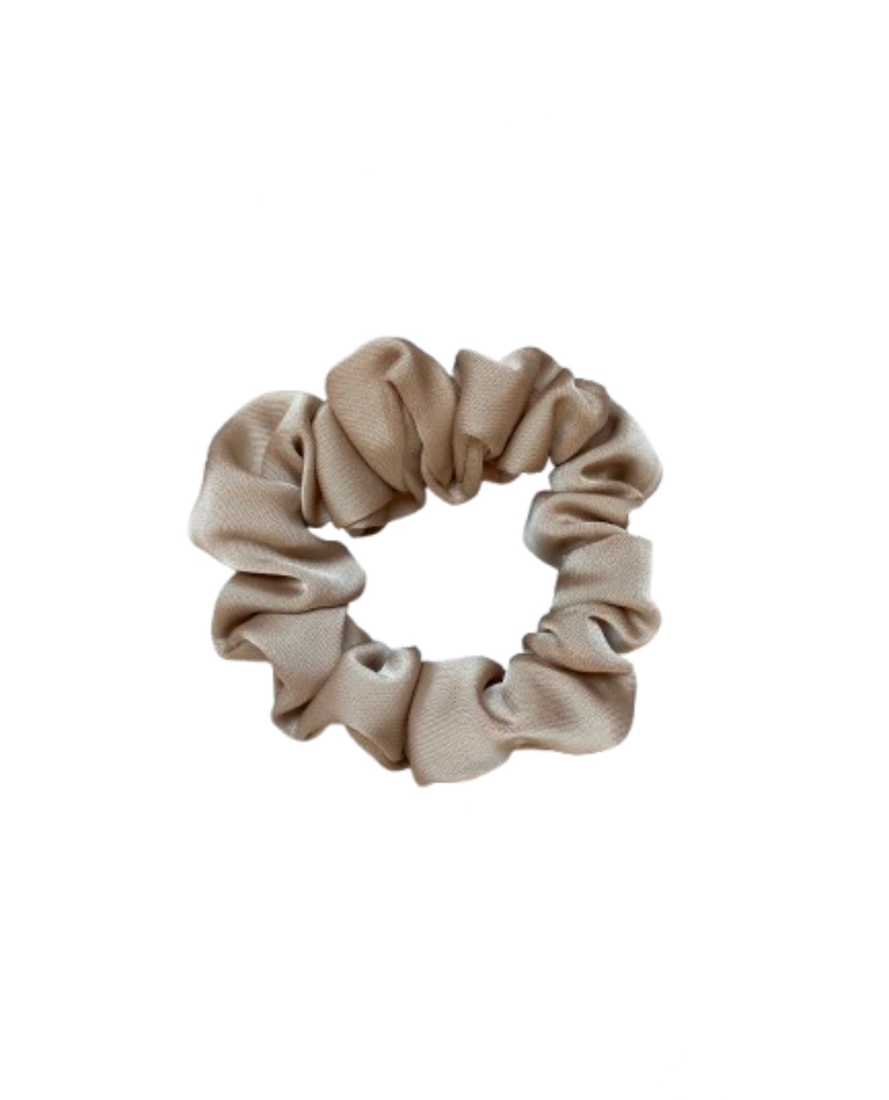Scrunchie klein beige