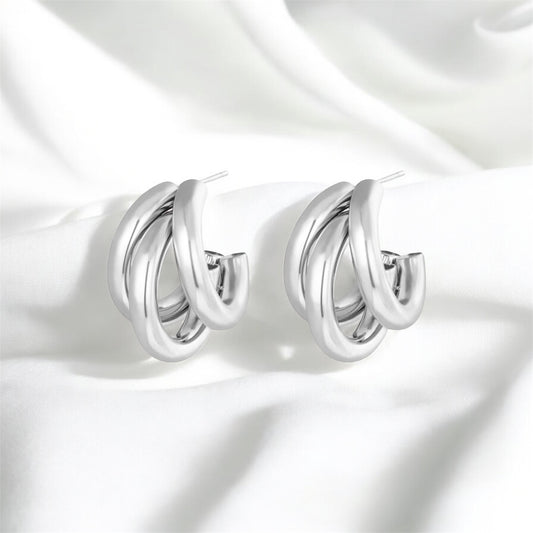 Oorbellen dubbele ringen