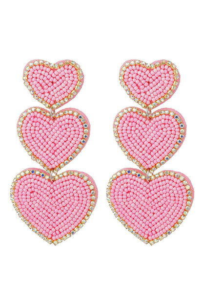 Statement oorbellen hartjes