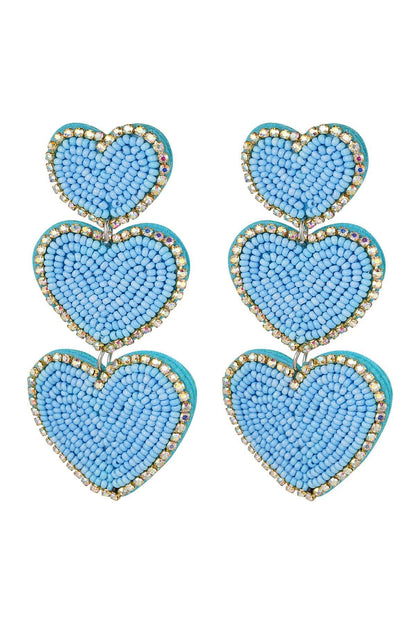 Statement oorbellen hartjes