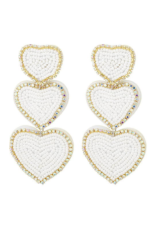 Statement oorbellen hartjes