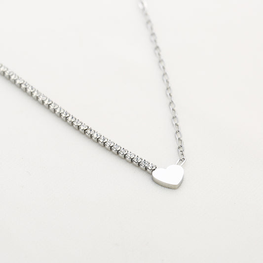 Sparkle hart ketting