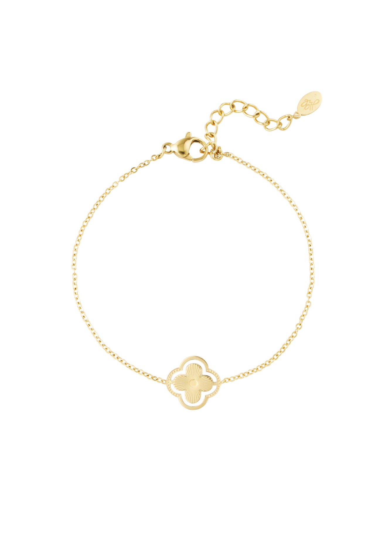 Armband dubbele klaver