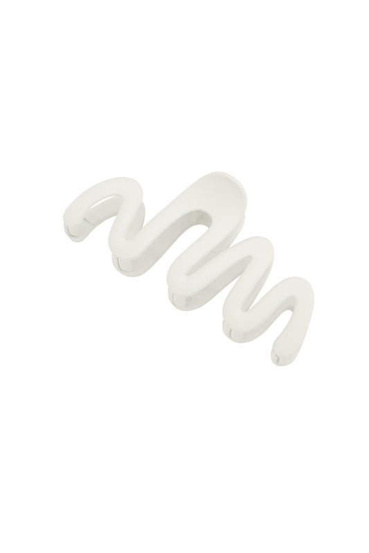 Haarklem swirl off white
