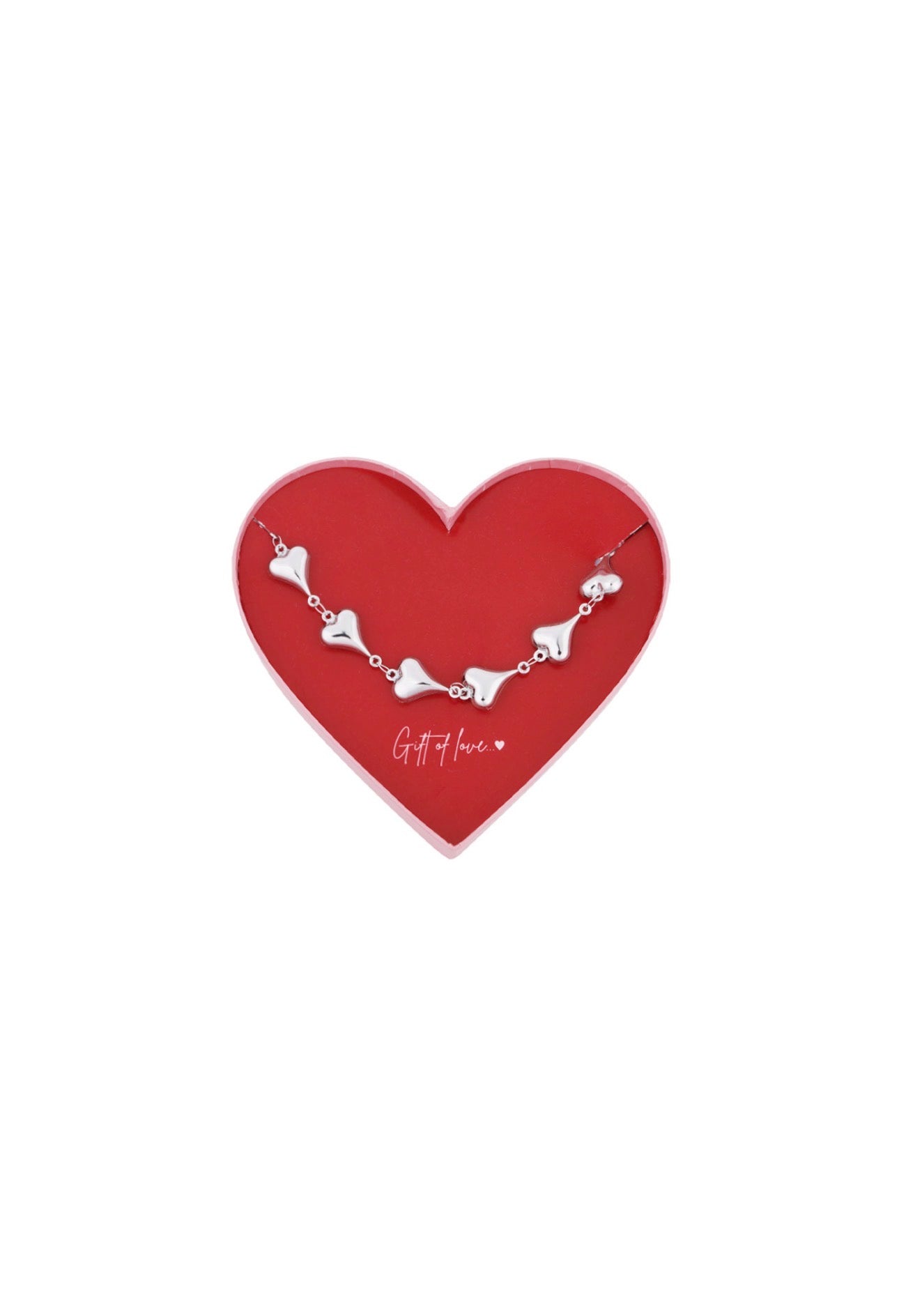 Gift of love heart armband
