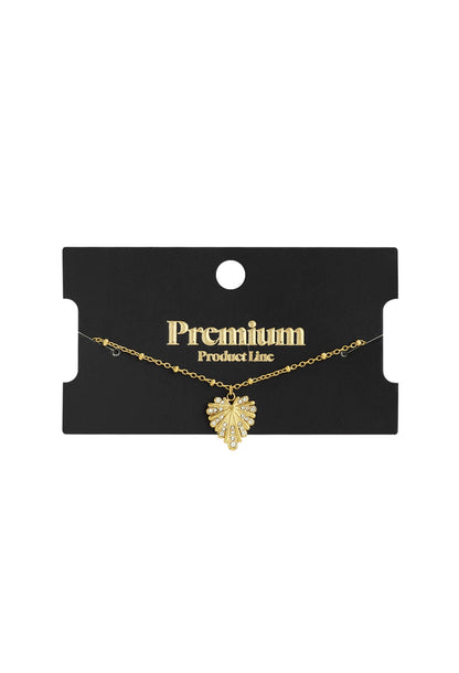 Armband glinsterend hart