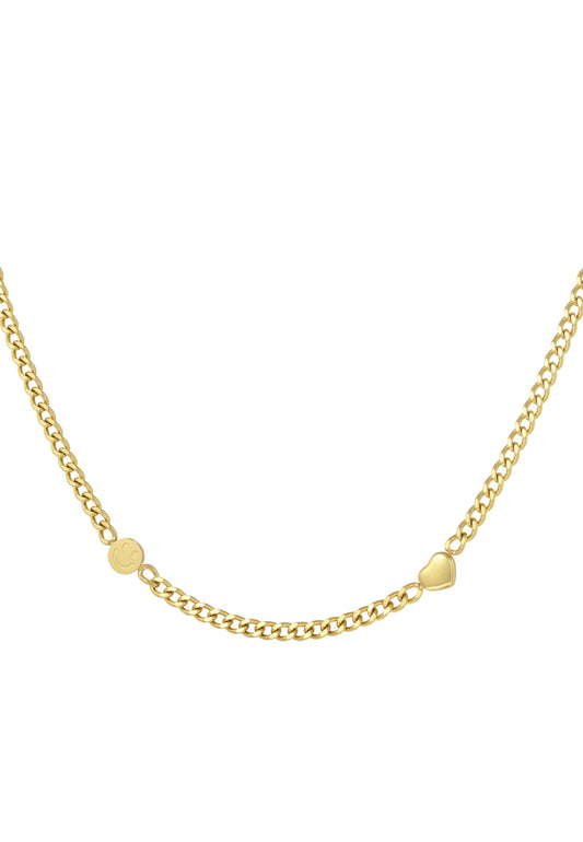 Ketting smile en hearts