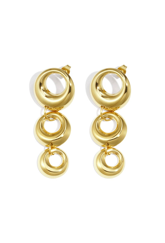 Oorbellen triple rings