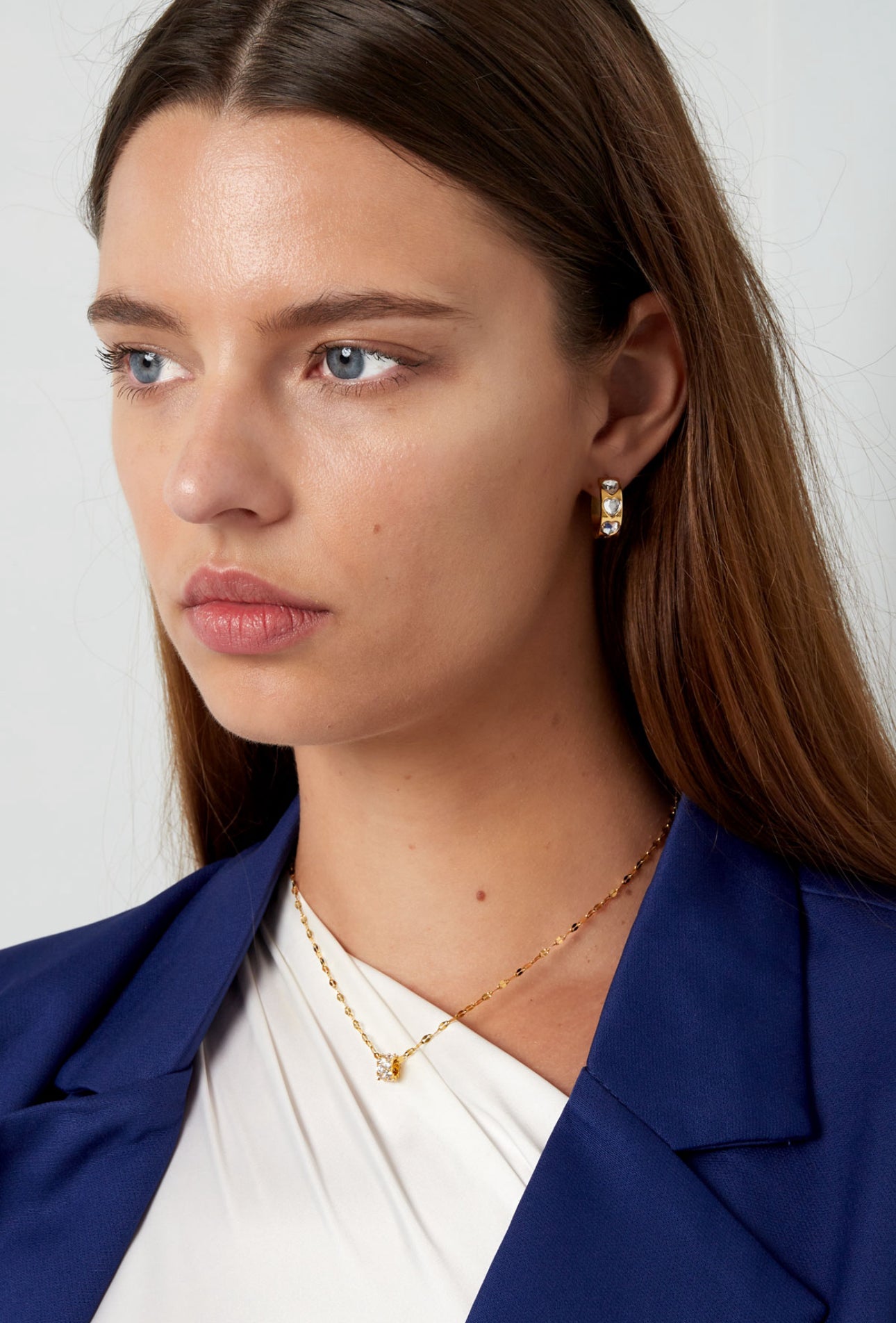 Ketting met strass hanger