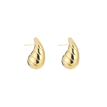 Druppel oorbellen swirl