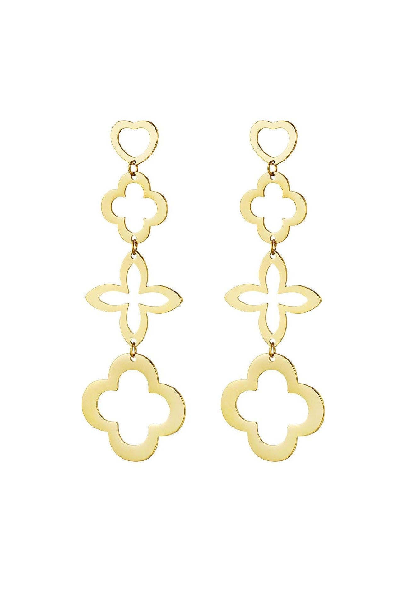 Statement oorbellen charm