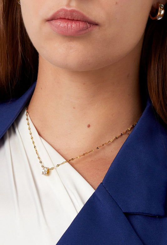 Ketting met strass hanger