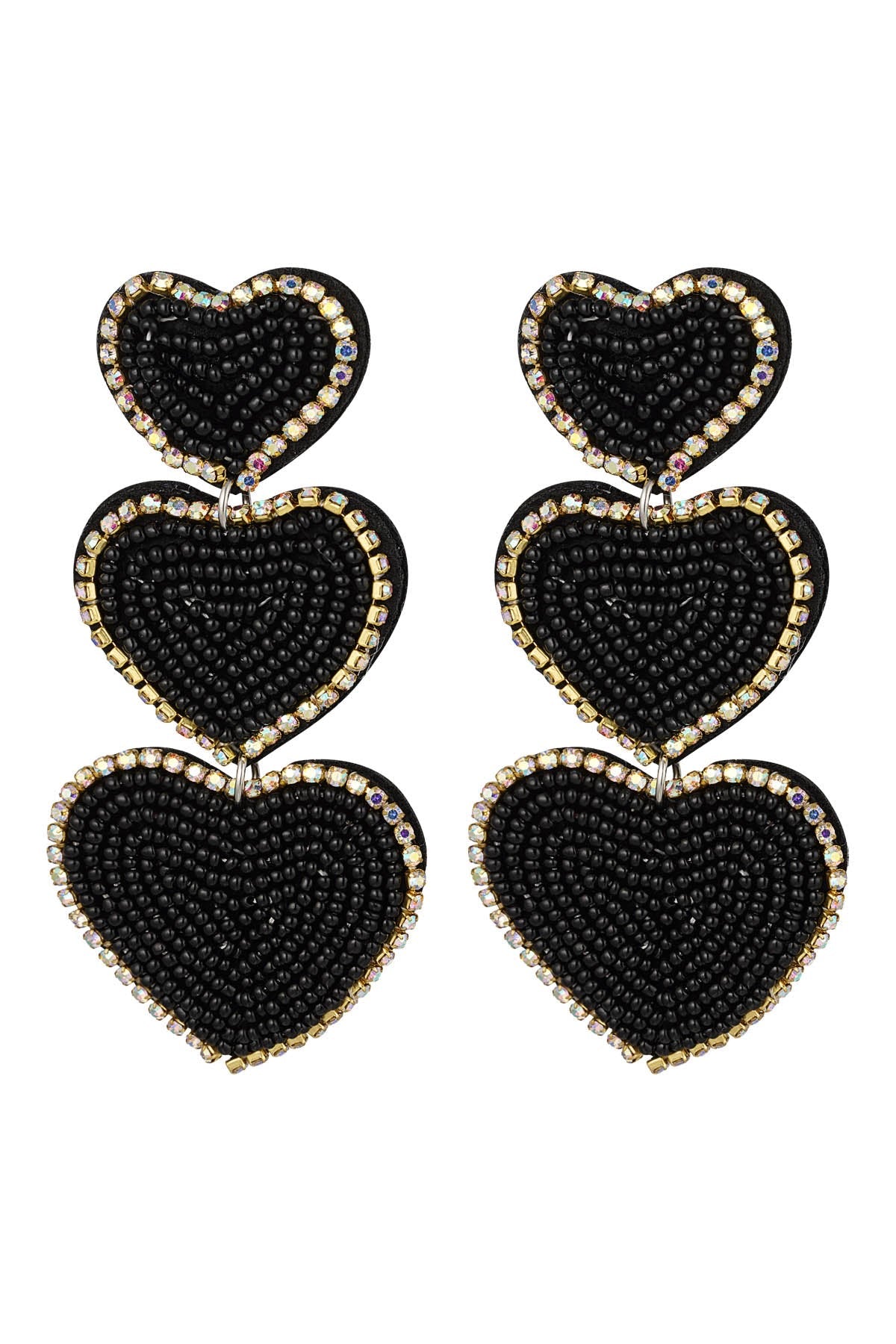 Statement oorbellen hartjes