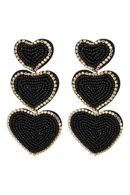 Statement oorbellen hartjes