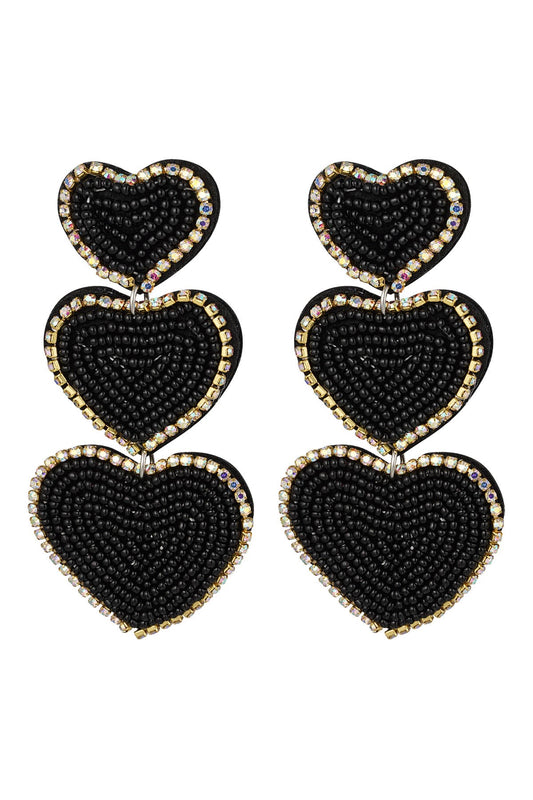 Statement oorbellen hartjes