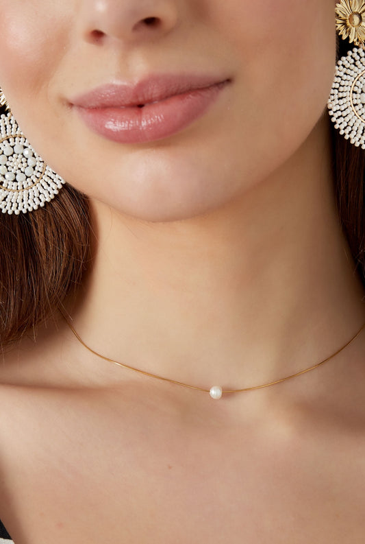 Ketting met subtiele parel