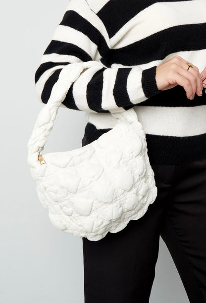 Handtas cloudy zwart