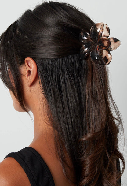 Haarklem bloem met print