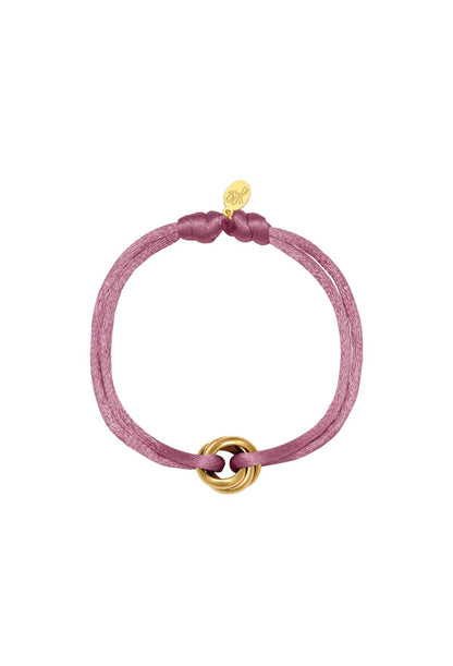 Armband satijn knot