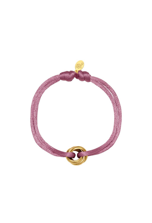 Armband satijn knot