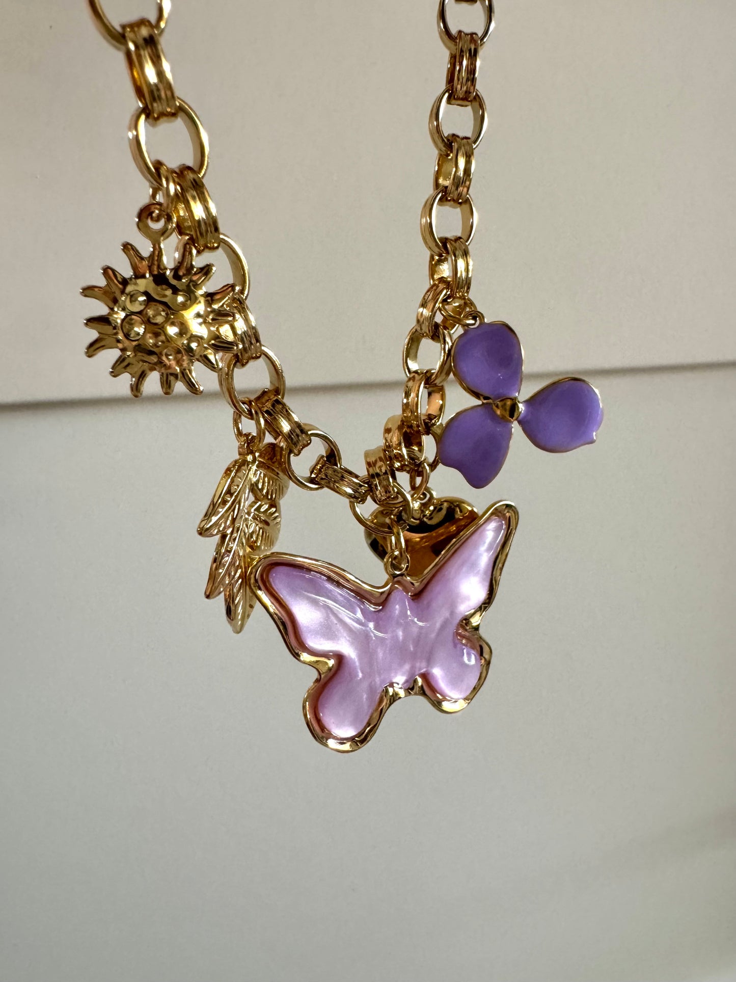 Vlinder bedelketting