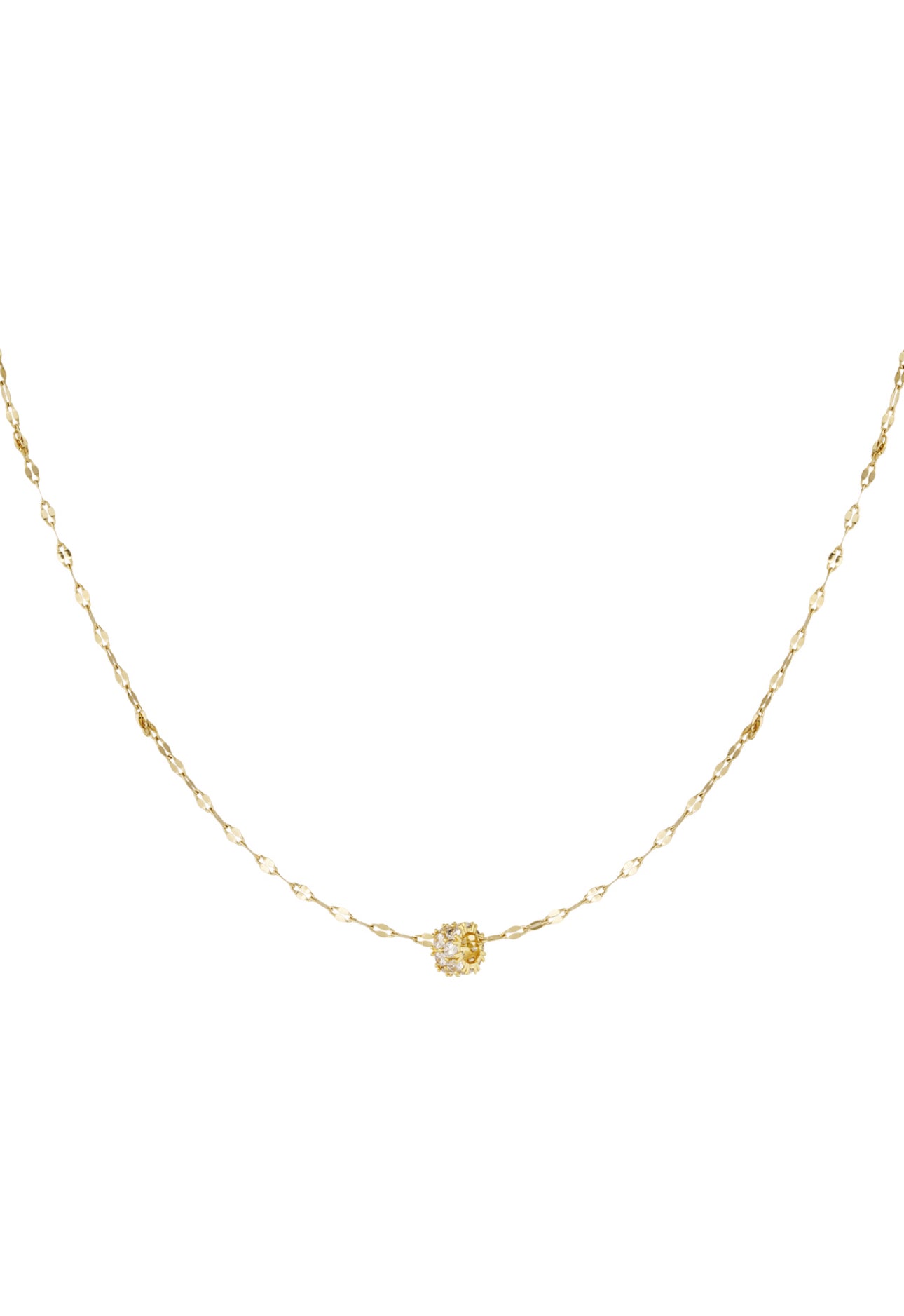 Ketting met strass hanger