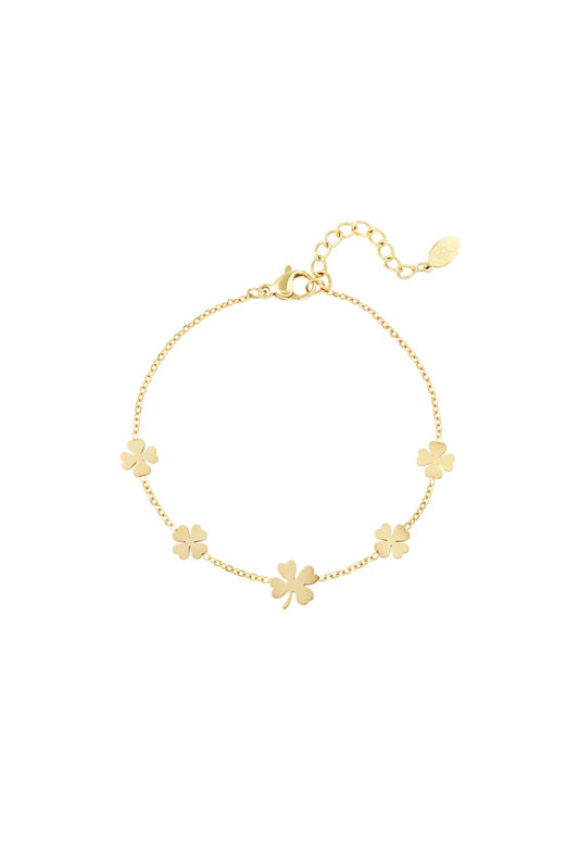 Armband 5 klavertjes