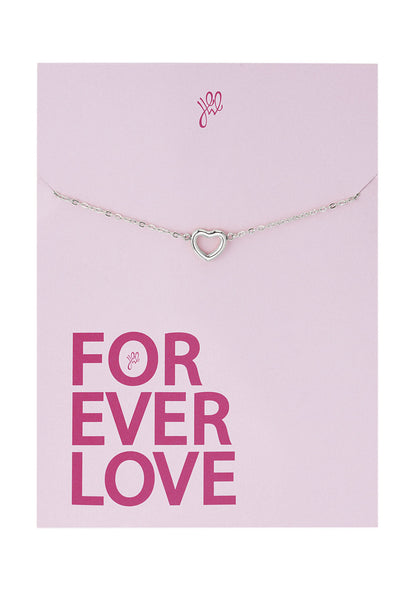 Forever love hart armband Zilverkleur 