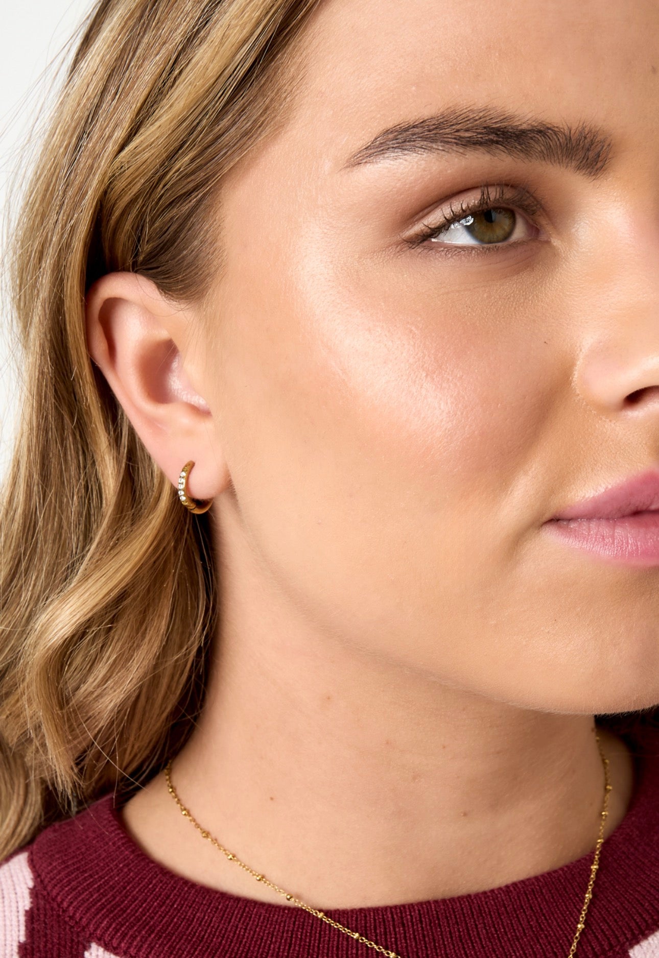 Oorringen met steentjes