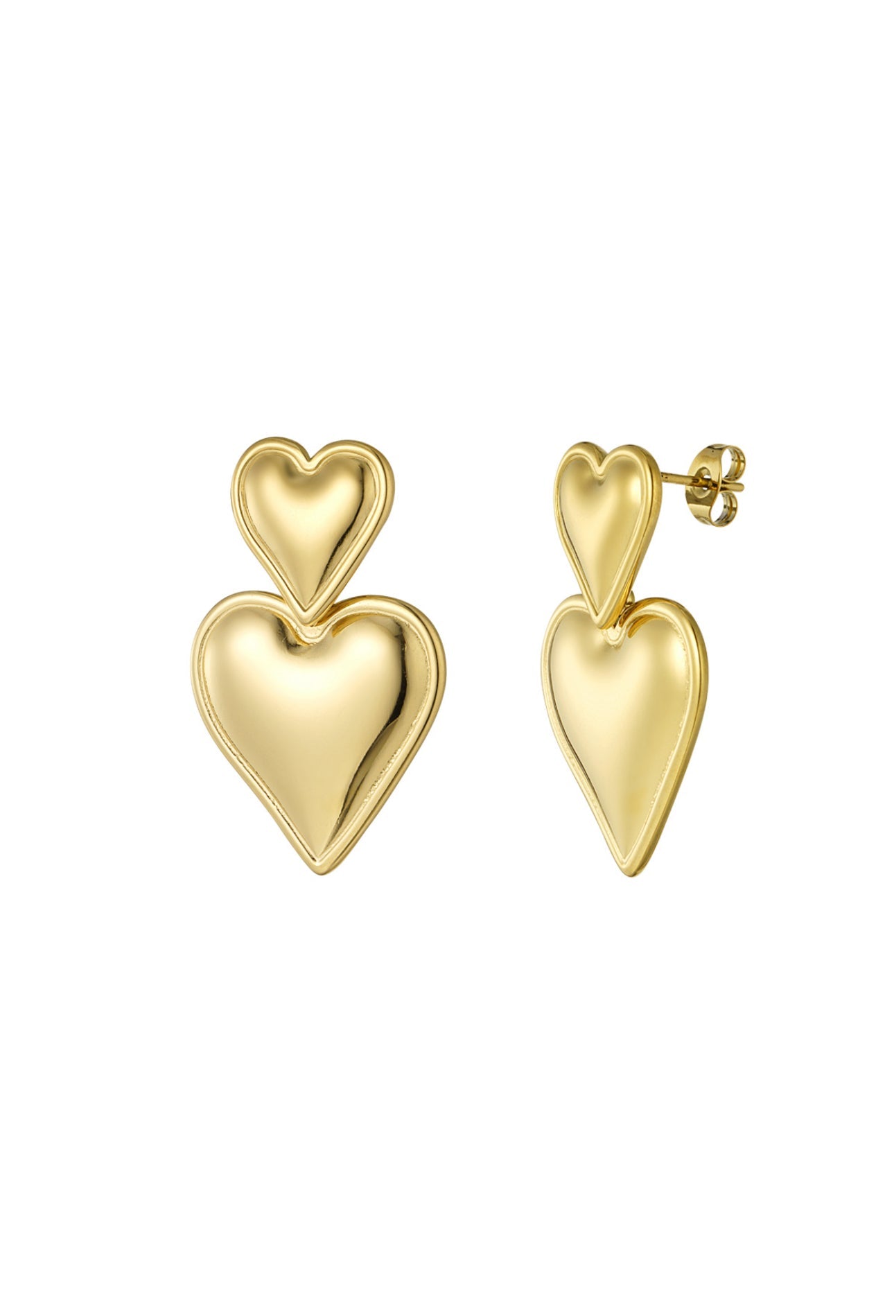 Oorbellen two hearts