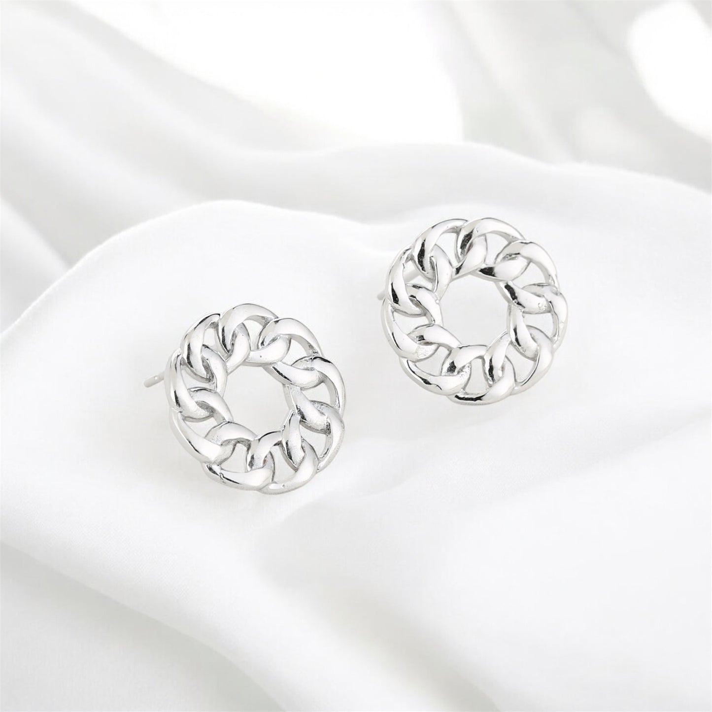 Oorbellen ronde krans