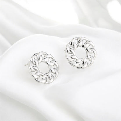 Oorbellen ronde krans