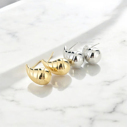 Druppel oorbellen swirl