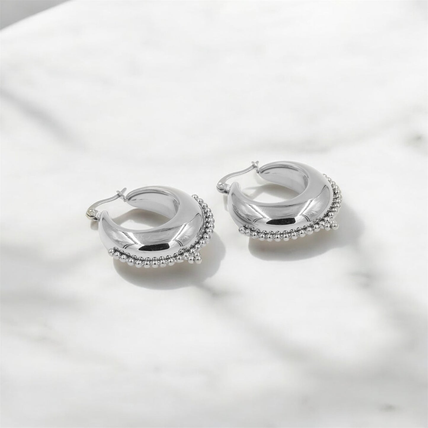 Chunky Bali oorbellen