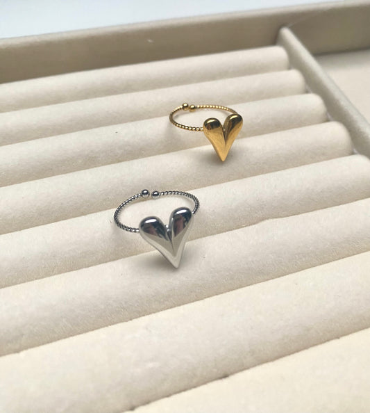 Ring hartje lovely