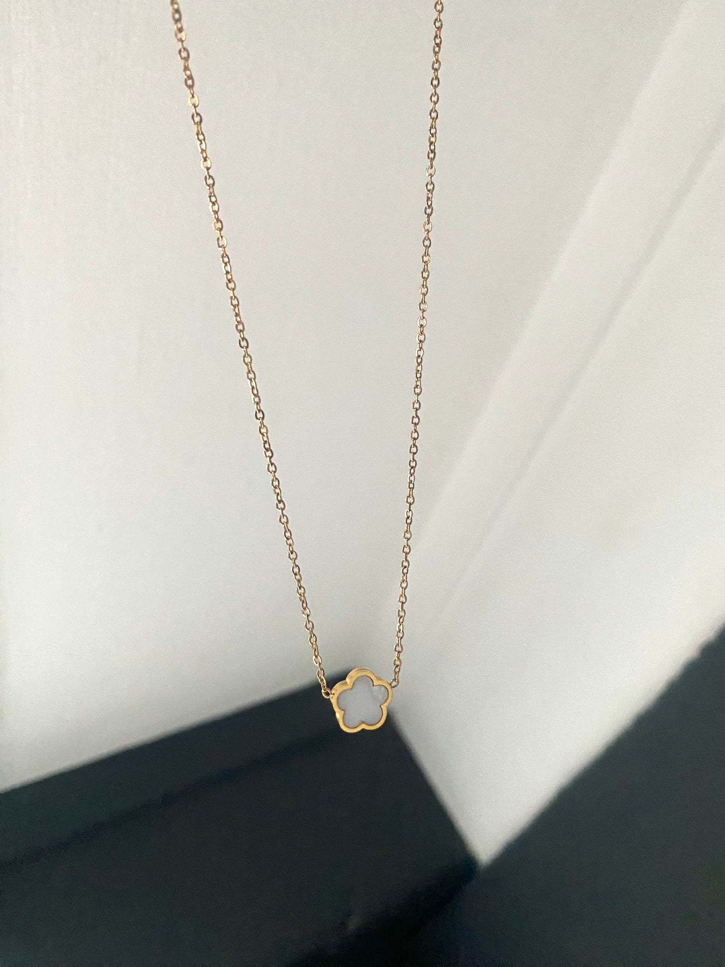 Ketting clover wit