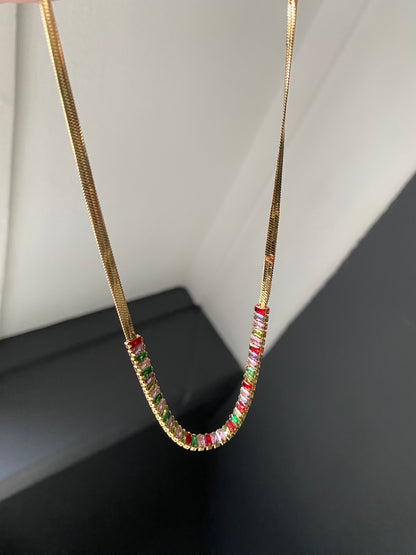 Ketting luxury colors snake chain