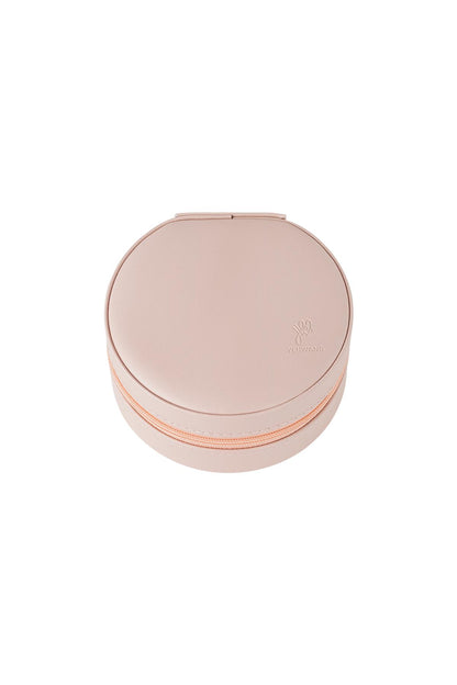 Jewellery box rond roze