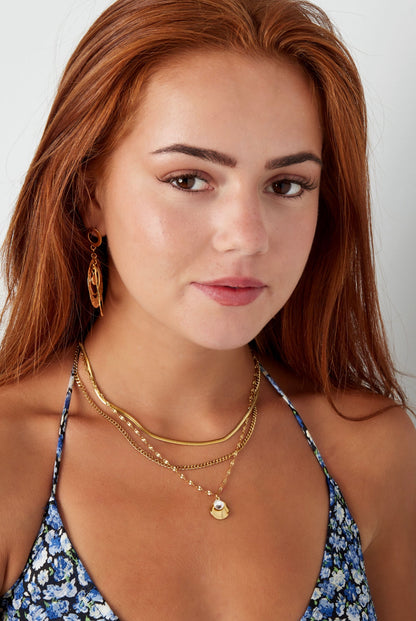 Ketting 3 laags statement 