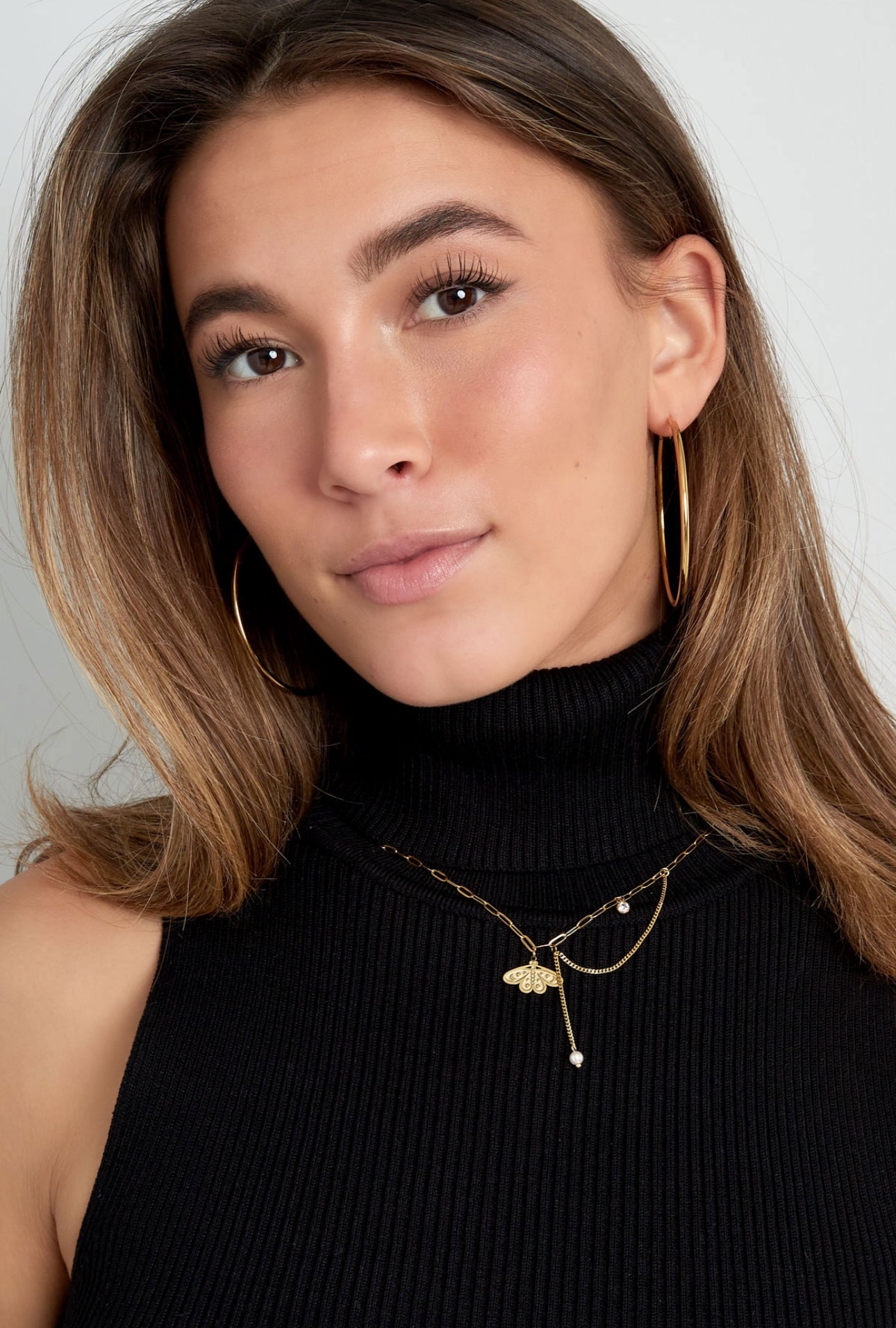 Ketting met bedel vlinder