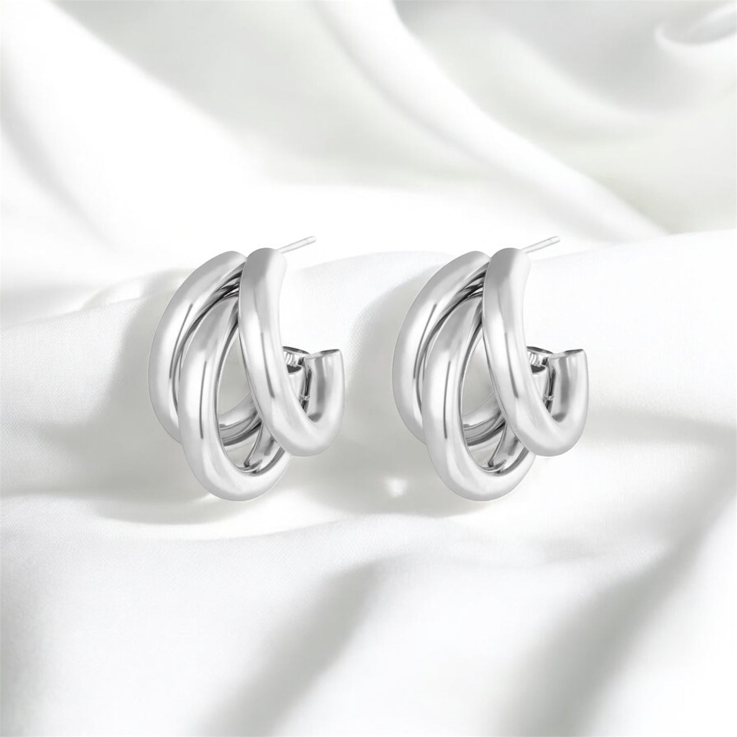 Oorbellen dubbele ringen