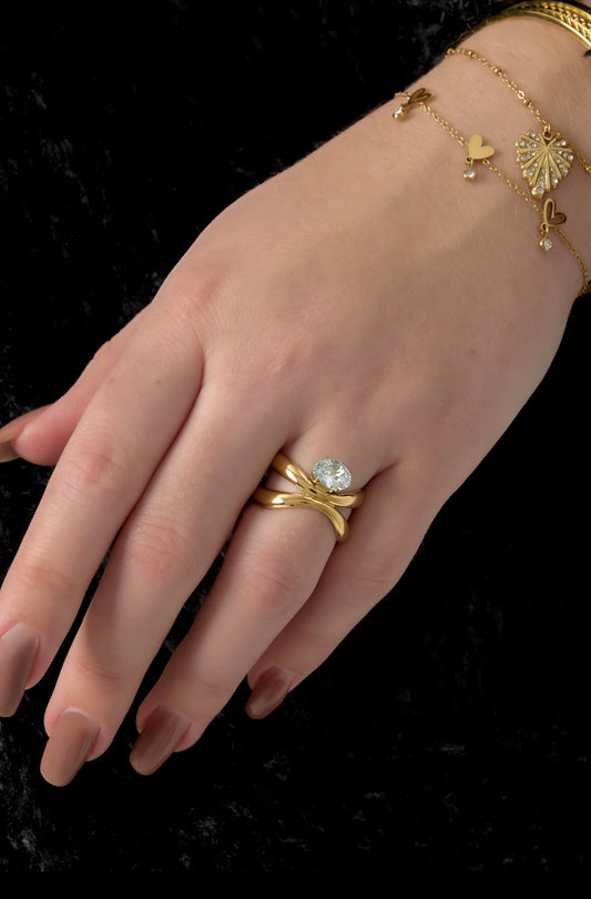 Ring Lumé sparkle One size waterproof 