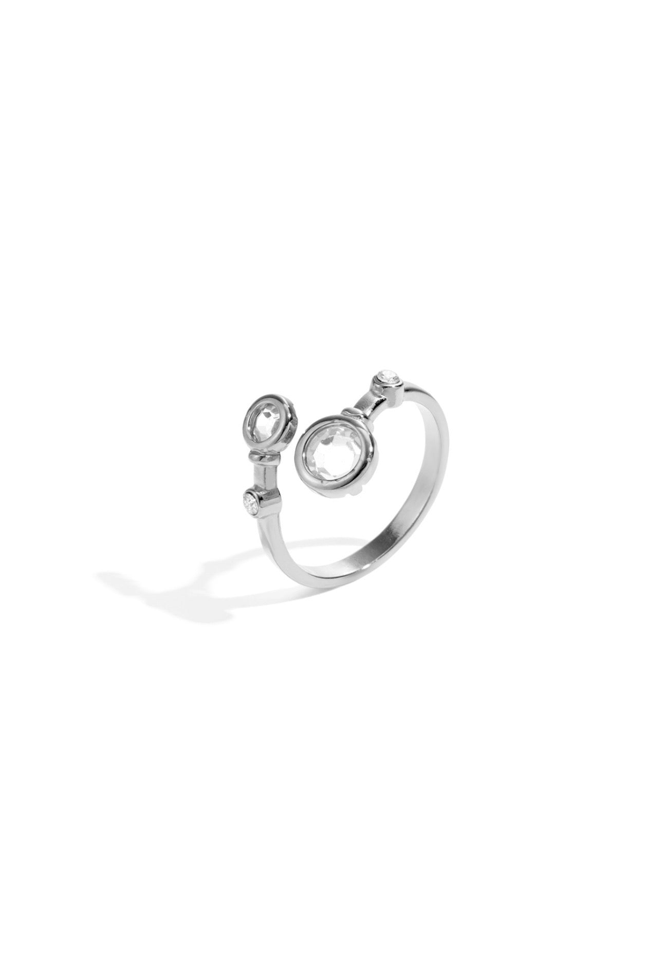 Ring Sparkle Charm Zilverkleur 